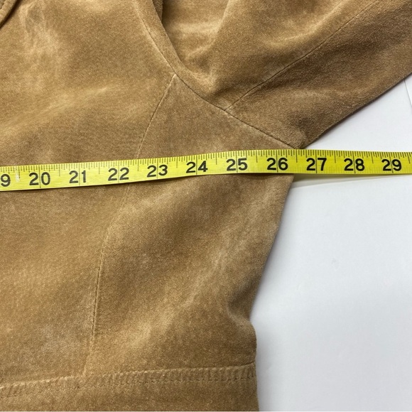 Covington Tan Suede Blazer W 20-22 Lined 3 Button Closure CLASSIC - Picture 9 of 14